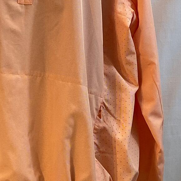 Eddie Bauer sun protecting womens extra large XL top orange white checked NWOT - Picture 9 of 10